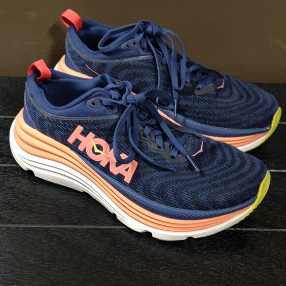 Hoka Gaviota 5 Running Sneakers Evening Shade/Coral Women's SIZE US 6.5 - Picture 8 of 8